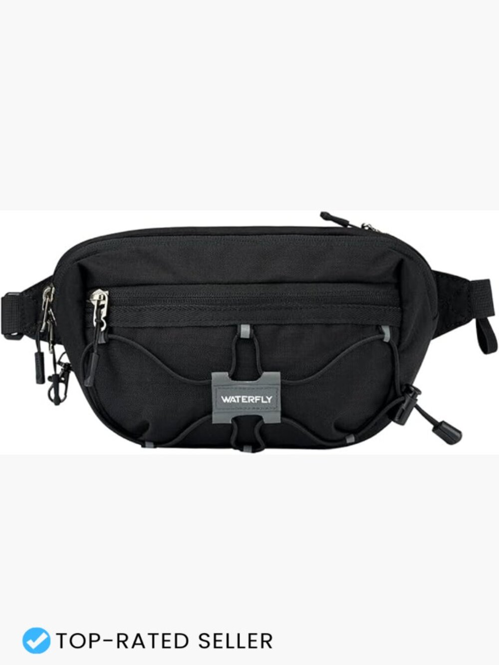 Small RFID Blocking Crossbody Fanny Pack Water Resistant Travel Hiking Waist Bag
